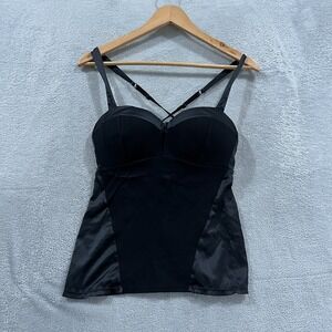 Victorias Secret Corset Women's 34D Black Lace Lingerie Intimates Grunge Goth